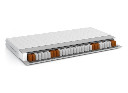PRAGO 90x200 de duritate medie 19 cm saltea cu arcuri încapsulate Lano Mobila
