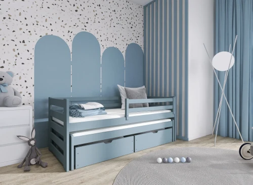 SENSO 90x190 gri pat extensibil Lano Mobilă