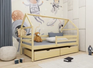 ARON 80x190 pine children's bed Lano Furniture