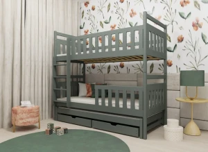 KLARA 80x190 graphite bunk bed Lano Furniture