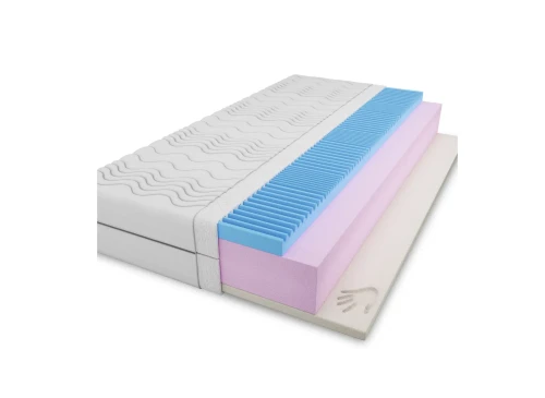 TEBE 70x160 mediu tare 17 cm înălțime saltea cu spumă visco Lano Mobila