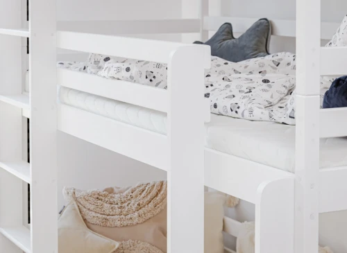TED 80x180 white bunk bed Lano Furniture