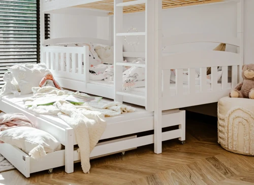 BLANKA 80x170 alb pat pentru supraetajat Lano Mobilă