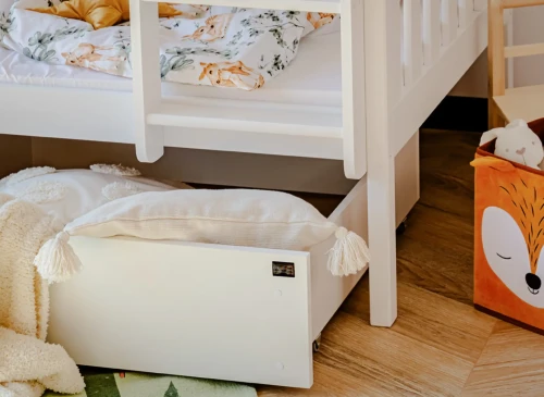 IGNAŚ 90x200 alb pat etajat Lano Mobilă