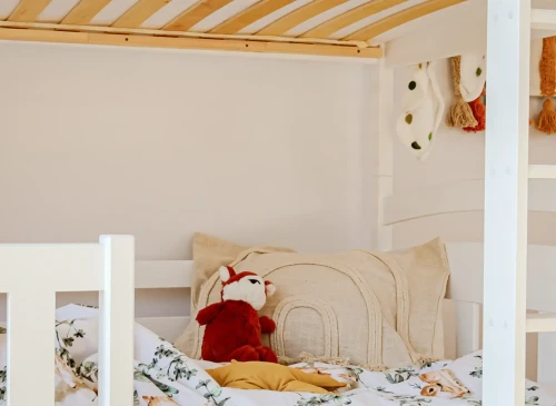 IGNAŚ 90x190 alb pat etajat Lano Mobilă