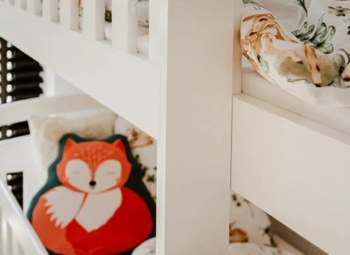 IGNAŚ 90x190 alb pat etajat Lano Mobilă