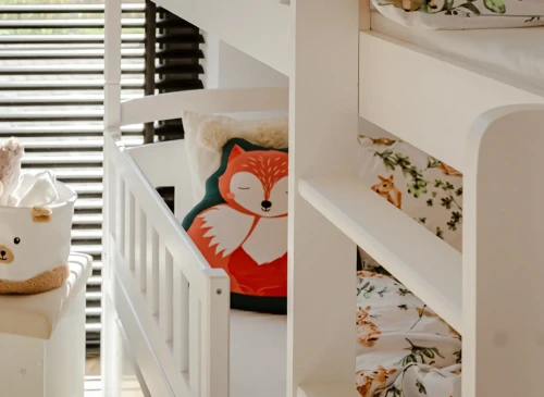 IGNAŚ 90x180 alb pat etajat Lano Mobilă