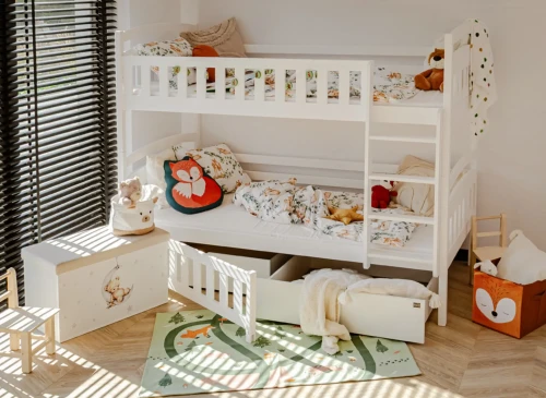 IGNAŚ 80x200 alb pat etajat Lano Mobilă