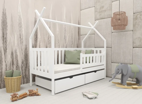SIMBA 90x200 white children's tipi bed Lano Furniture