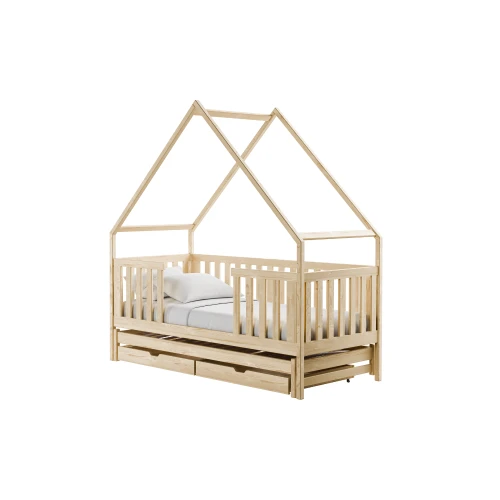 MAGIC 90x190 pine bunk bed house Lano Furniture