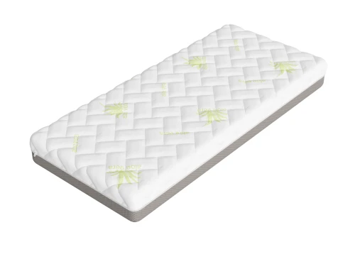 FITTED 90x190 medium-firm 13 cm aloe mattress with visco foam Lano Furniture