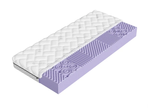 SPA 90x190 medium-firm 13 cm convoluted foam mattress with antibacterial properties Lano Furniture