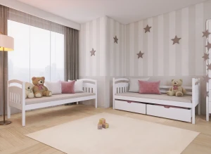 GABI 90x180 albastru pat de etaj Lano Mobilă