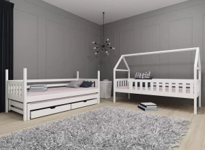 IGA 80x180 pink house bunk bed Lano Furniture