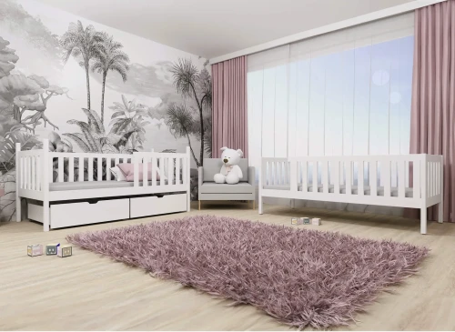 MICHALINA 80x180 pink bunk bed Lano Furniture