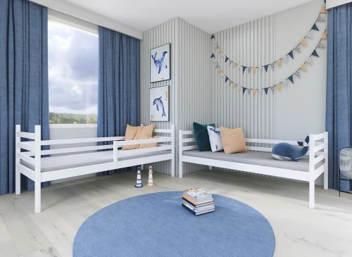 NEMO 80x170 white bunk bed Lano Furniture