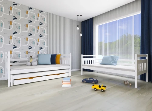 SEWERYN 80x200 alb pat pentru suprapus Lano Mobilă