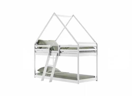 SWEET 90x200 white house bunk bed Lano Furniture