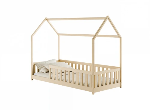 NOAH 90x200 pin pat Montessori la nivel pentru copii tip casă Lano Mobilă
