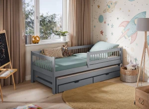 SOFTI 90x190 grey children's bed Lano Furniture
