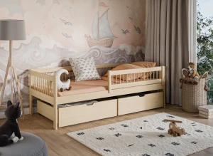 EDI 80x180 pine children's bed Lano Furniture