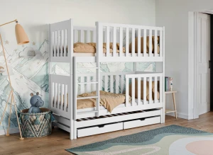 EMILKA 80x200 white bunk bed Lano Furniture