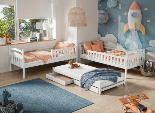 BLANKA 80x180 pink bunk bed Lano Furniture