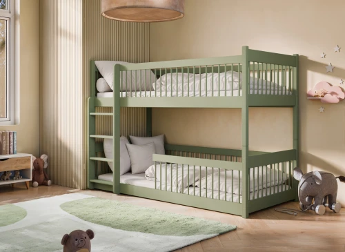 BOSTON 80x180 măsline pat supraetajat Lano Mobilă