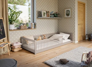 PEDRO 80x180 cashmere Montessori floor children's bed Lano Furniture