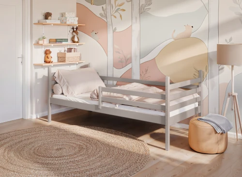 MELANI 80x160 cashmere children's single bed Lano Furniture