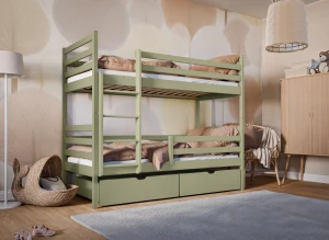 NEMO 90x190 măsline pat supraetajat Lano Mobilă