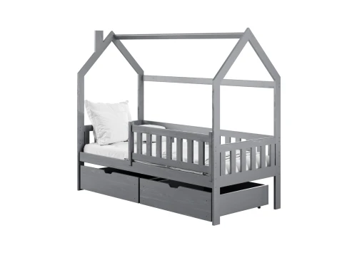 NATAN 90x200 grey children's house bed Lano Furniture