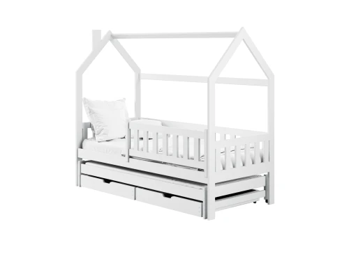MONKEY 80x180 white children's house bed Lano Furniture