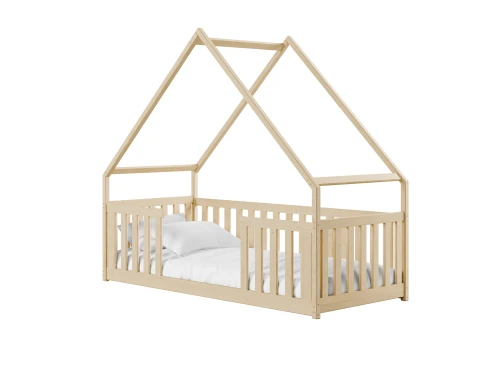BEE 90x180 pin pat Montessori la nivel pentru copii tip casă Lano Mobilă