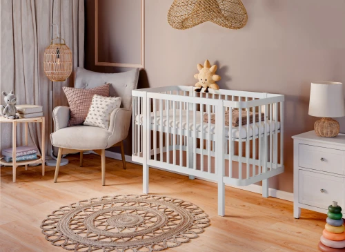 MELISA 70x140 white cot bed Lano Furniture