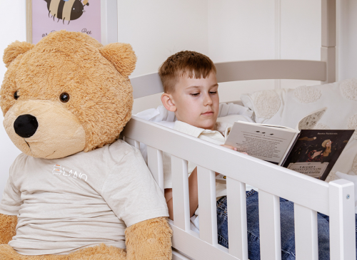 BLANKA 80x160 cașmir pat supraetajat Lano Mobilă