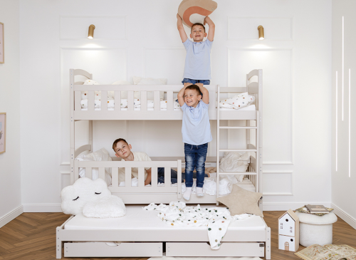 BLANKA 80x170 cașmir pat supraetajat Lano Mobilă