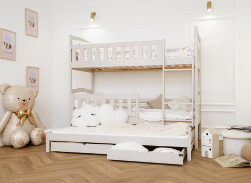 BLANKA 90x180 cașmir pat supraetajat Lano Mobilă