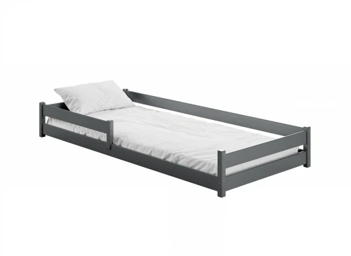 ALIS 90x200 graphite Montessori floor bed for children Lano Furniture