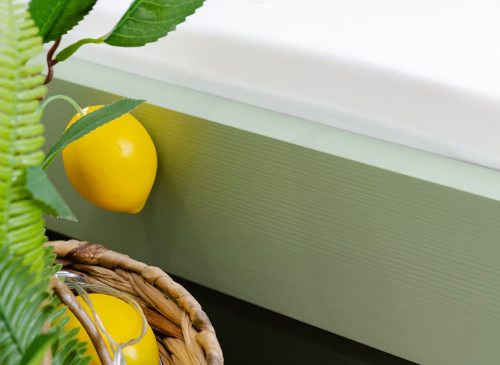 SENSO 80x190 olive green double trundle bed Lano Furniture