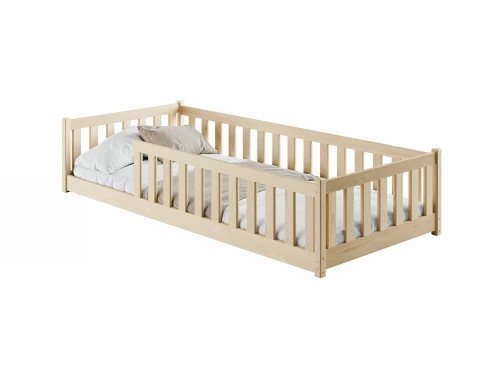 BELLA 90x200 unfinished wood children's bed cot Lano Furniture