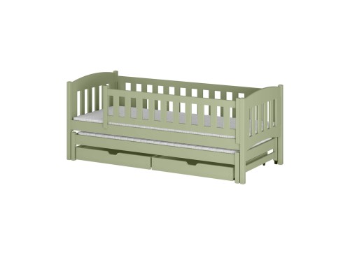 AMELKA 90x200 olive green double pull-out bed Lano Furniture