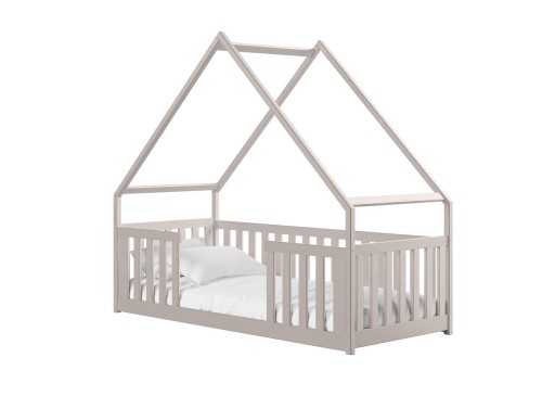 BEE 90x190 cashmere Montessori floor children's house bed Lano Furniture