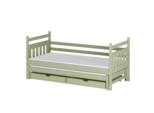 DANIEL 90x190 olive green double pull-out bed Lano Furniture