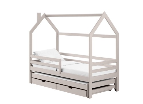 DANEK 90x200 cashmere children's house bed Lano Furniture