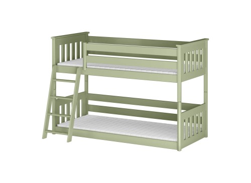 KEVIN 80x170 olive green bunk bed Lano Furniture