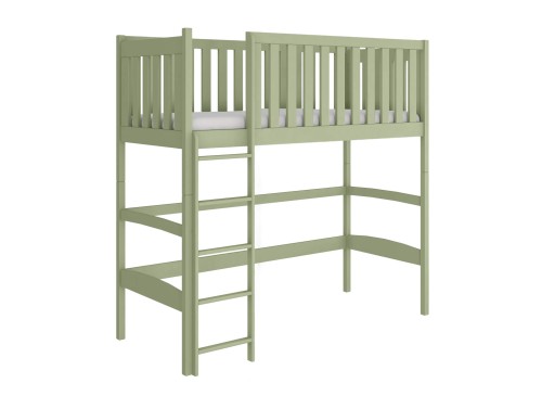 LAURA 80x200 olive green loft bed Lano Furniture