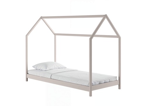 LUCKY 80x160 cashmere single children's house bed Lano Furniture