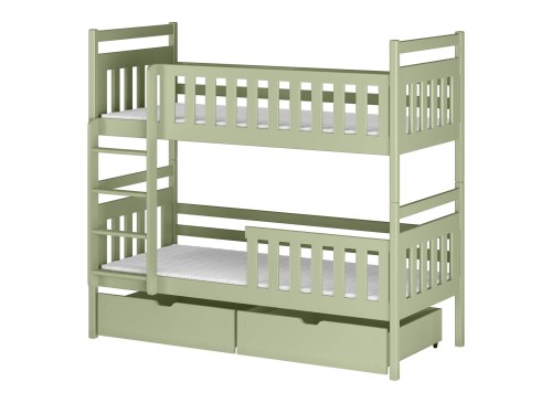 MONIKA 90x200 olive green bunk bed Lano Furniture