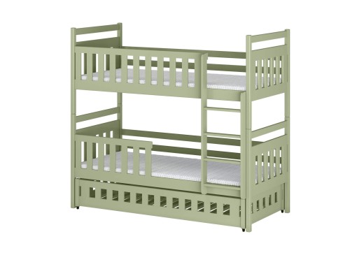 OLIWIA 90x190 olive green bunk bed Lano Furniture